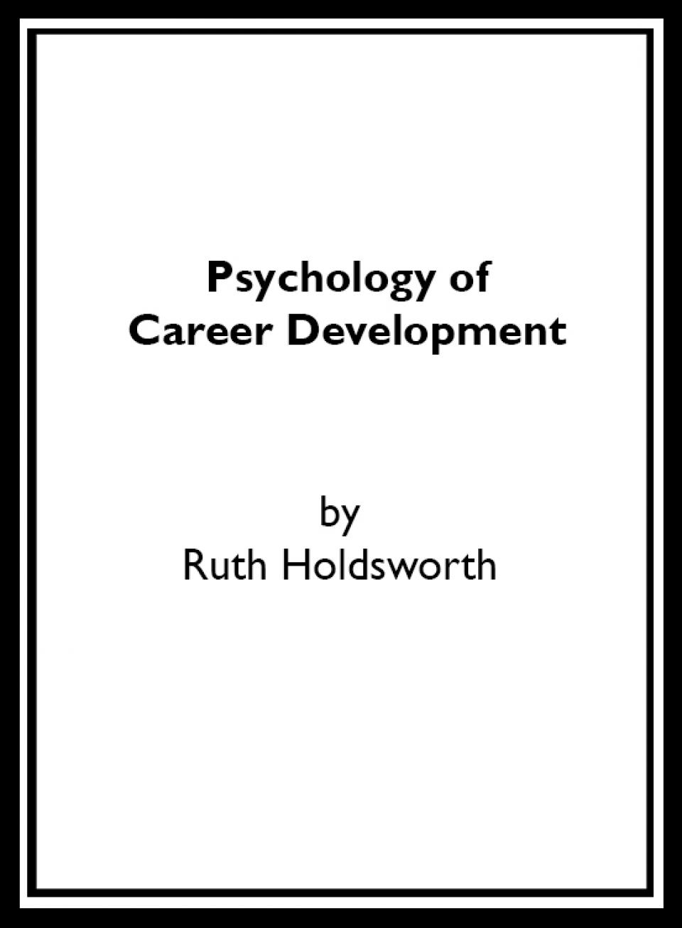 Psychology of Career Development